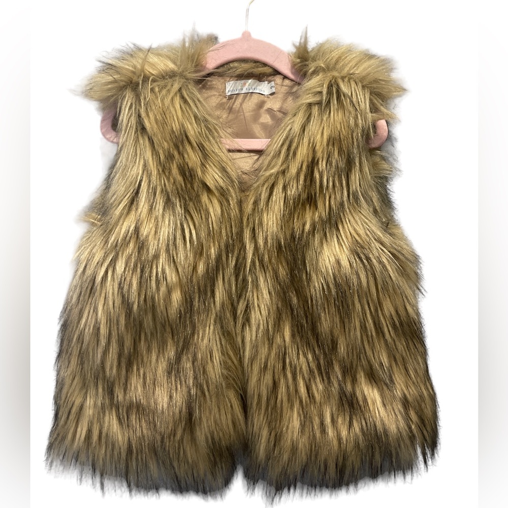 Faux fur vest